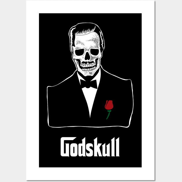 The Godskull Wall Art by viajealaluna